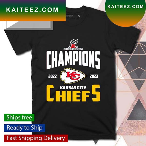Champions 2022 2023 Kansas City Chiefs T-shirt - Kaiteez