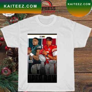 Chiefs vs eagles matchup who has the edge in super bowl lvii T-shirt