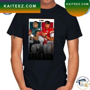 Chiefs vs. eagles matchup who has the edge in super bowl lvii 2023 T-shirt