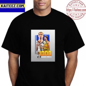 Chris Duarte 1000 Career Points Club With Indiana Pacers Vintage T-Shirt
