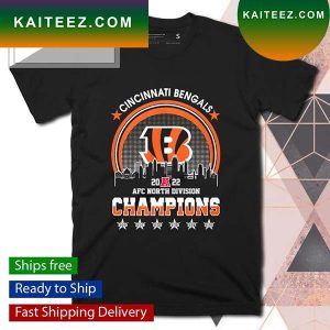 Cincinnati Bengals 2022 AFC North Division Champions T-shirt