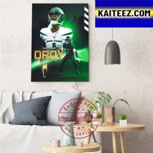 Congrats To Sauce Gardner Is The 2022 NFL Defensive Rookie Of The Year Art Decor Poster Canvas