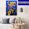 Chris Duarte 1000 Career Points Club With Indiana Pacers Art Decor Poster Canvas