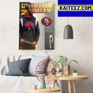 DeMeco Ryans Is 2022 AP Assistant Coach Of The Year Art Decor Poster Canvas