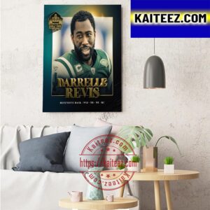 Defensive Back Darrelle Revis In The Pro Football Hall Of Fame Class Of 2023 Art Decor Poster Canvas
