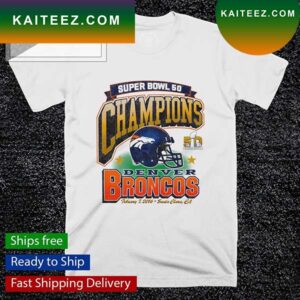 Denver Broncos Super Bowl gridiron locker T-shirt
