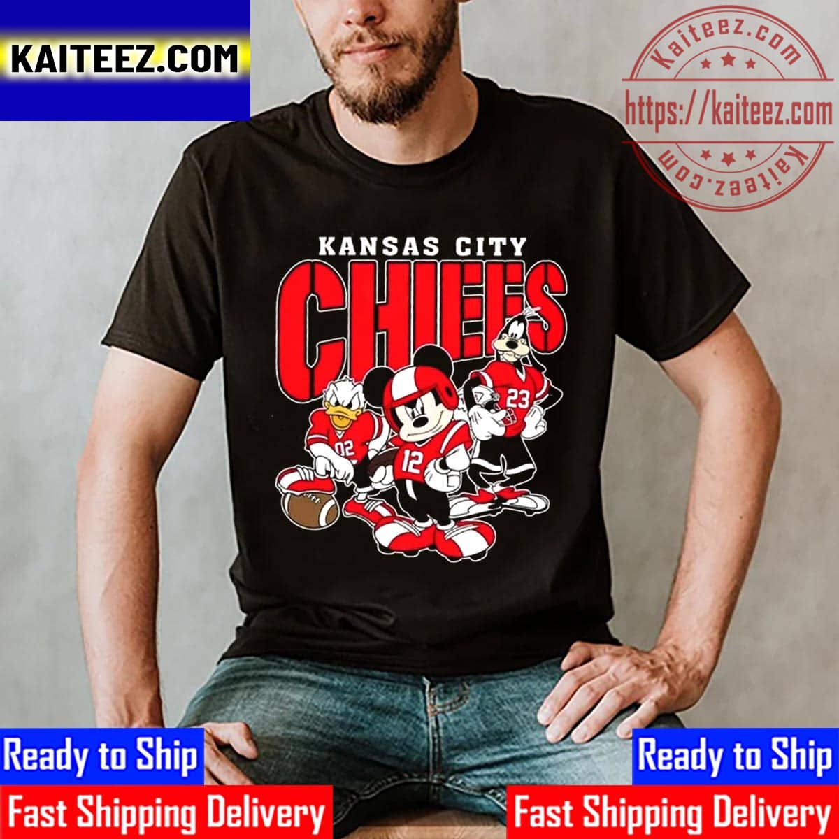 Super Bowl LVII 2023 Champion Kansas City Chiefs Team T-shirt