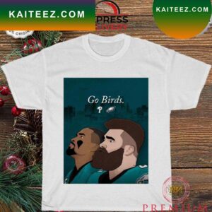 Eagles Jalen Hurt vs Jason Kelce Go Birds T-shirt