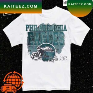 Eagles Super Bowl Lvii Football Helme T-Shirt