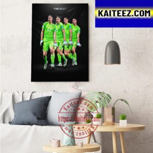 Emi Martinez Wins The Best FIFA Mens Goalkeeper 2022 Art Decor Poster Canvas