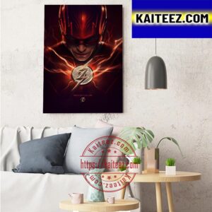 Ezra Miller As The Flash In The Flash Worlds Collide Movie Art Decor Poster Canvas