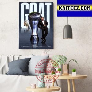 FIFA Best Mens Player 2022 Is GOAT Lionel Messi Art Decor Poster Canvas