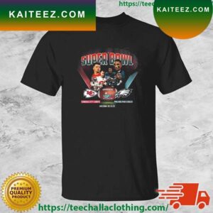 Final Kansas City Chiefs vs Philadelphia Eagles Super Bowl LVII 2023 T-shirt