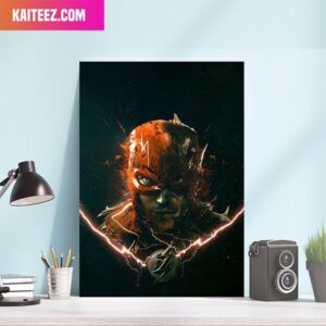 Flash x Dark Flash Variant The Flash Movie DC Comics New Movie Decor Canvas-Poster