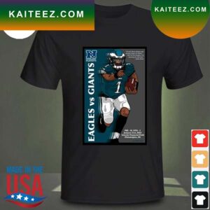 Funny philadelphia eagles jalen hurts playoff print T-shirt