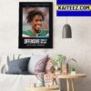 Garrett Wilson Is 2022 AP NFL Offensive Rookie Of The Year Art Decor Poster Canvas