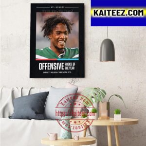 Garrett Wilson Is 2022 NFL Offensive Rookie Of The Year Art Decor Poster Canvas