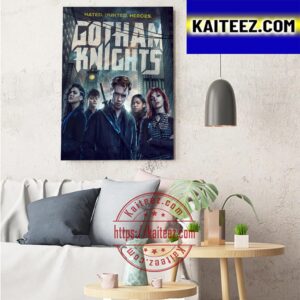 Gotham Knights Hated Hunted Heroes Poster Art Decor Poster Canvas