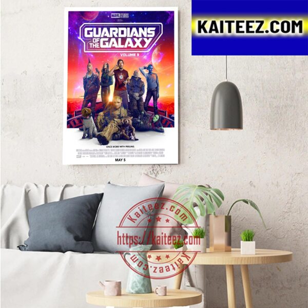 Guardians Of The Galaxy Volume 3 Of Marvel Studios New Poster Art Decor Poster Canvas