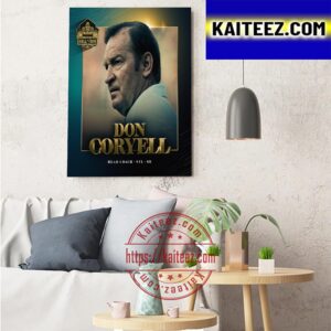 Head Coach Don Coryell In The Pro Football Hall Of Fame Class Of 2023 Art Decor Poster Canvas