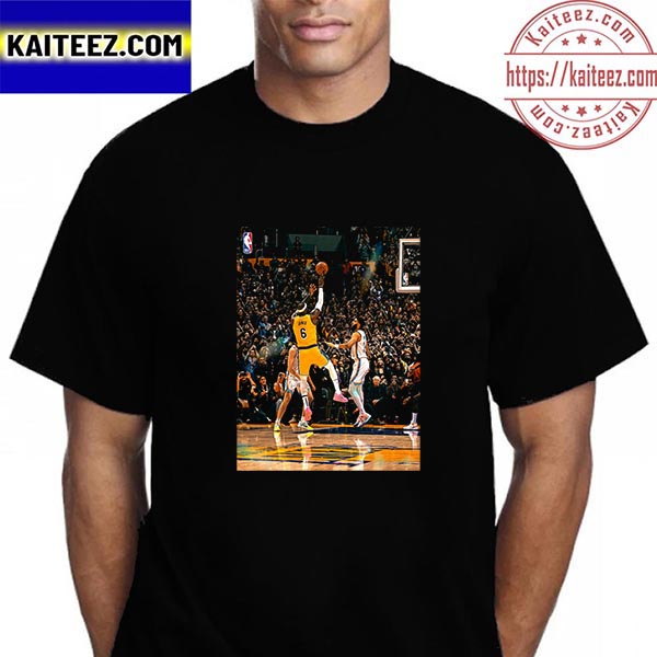 History Made This Moment LeBron James Is Scoring King NBA All Time Leading Scorer Vintage T-Shirt History Made This Moment LeBron James Is Scoring King NBA All Time Leading Scorer Vintage T-Shirt