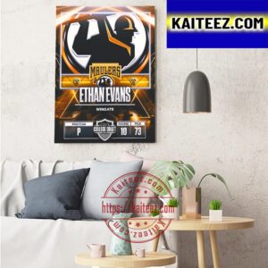 Houston Gamblers In The 2023 USFL College Draft Select Ethan Evans Art Decor Poster Canvas