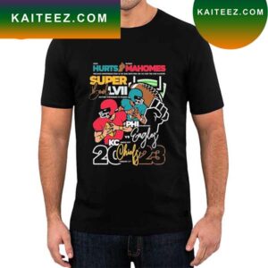 Hurts vs Patrick Mahomes Super Bowl LVII 2023 T-shirt