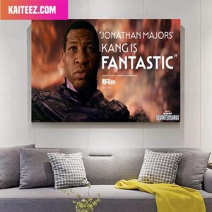 Jonanthan Majors Is Kang This Friday Witness Him In Marvel Studios Ant Man And The Wasp Quantumania Decor Canvas-Poster