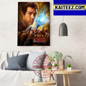 Justice Smith As Simon The Sorcerer In The Dungeons And Dragons Honor Among Thieves Art Decor Poster Canvas