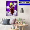 Justin Jefferson Is The 2022 AP NFL Offensive Player Of The Year With Minnesota Vikings Art Decor Poster Canvas