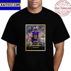 Justin Jefferson Winner AP NFL Offensive Player Of The Year Award Vintage T-Shirt