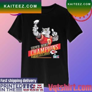 K.C Wolf Trophy Super Bowl Champions Kansas City Chiefs T-shirt