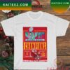 Kansas City Super Bowl LVII Champions Chiefs T-shirt