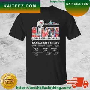 Kansas City Chiefs 2022-2023 Super Bowl LVII Signatures T-shirt