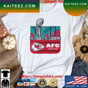 Kansas City Chiefs 2022 Afc Champs Super Bowl LVII T-shirt