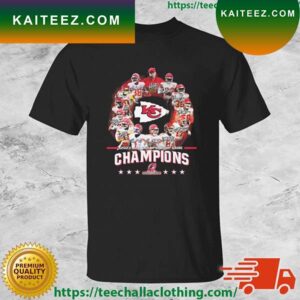 Kansas City Chiefs 2023 AFC Championship Game Champions Signatures T-shirt