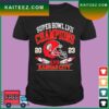 Kansas City Chiefs 2023 AFC West Division Champions Super Bowl LVII T-shirt