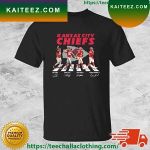 Kansas City Chiefs 2023 Super Bowl LVII Abbey Road Signatures T-shirt