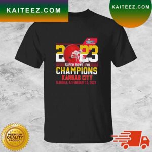 Kansas City Chiefs 2023 Super Bowl LVII Champions T-shirt