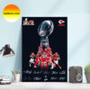 Patrick Mahomes Kansas City Chiefs Champion 2023 Super Bowl LVII Poster Canvas