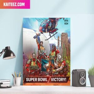 Kansas City Chiefs Are Super Bowl LVII 2023 Champions Decor Canvas-Poster