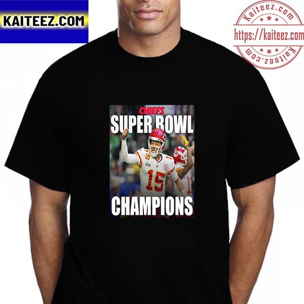 2023 Super Bowl LVII Are Kansas City Chiefs Champions Vintage T-Shirt -  Kaiteez