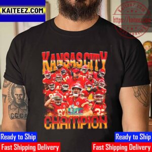 Kansas City Chiefs Champions Super Bowl 57 Champions Vintage T-Shirt