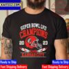 Kansas City Chiefs Champions Super Bowl LVII 2023 Champions Vintage T-Shirt