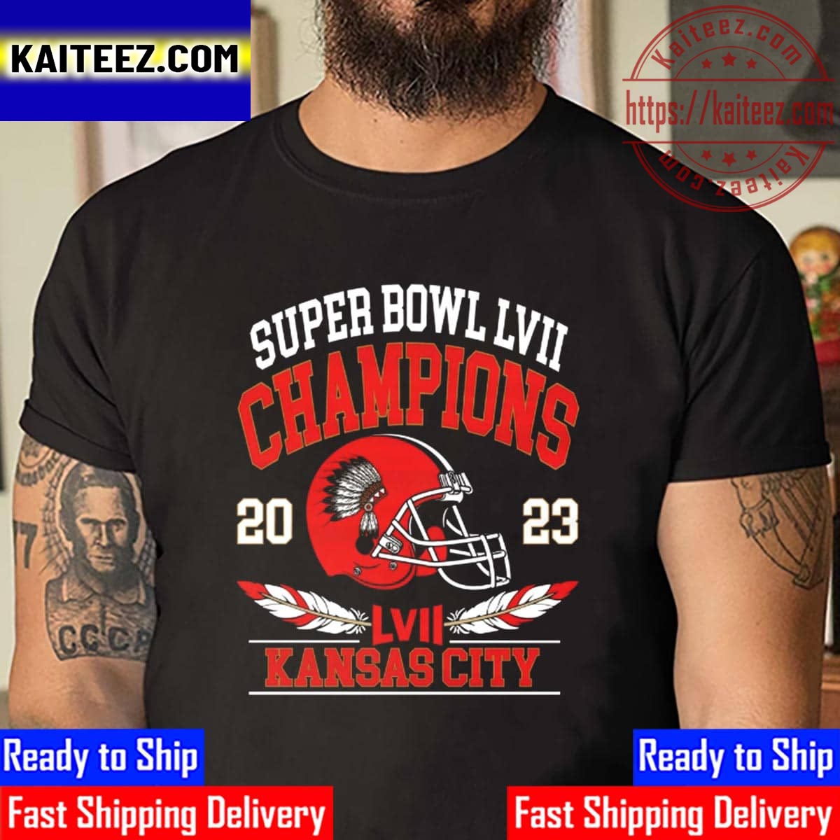 San Francisco 49ers Super Bowl Lvii 2023 Champions T-shirt - Kaiteez