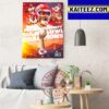 Kansas City Chiefs Champs Super Bowl LVII Champions Art Decor Poster Canvas