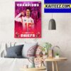 Kansas City Chiefs Champions Super Bowl LVII Champs Art Decor Poster Canvas