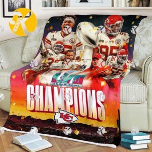 Kansas City Chiefs Congrats Super Bowl LVII Champions Blanket