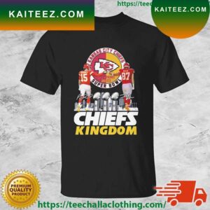 Kansas City Chiefs Patrick Mahomes And Travis Kelce 2023 Super Bowl LVI Champions Chiefs Kingdom T-shirt