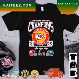 Kansas City Chiefs Super Bowl Champions 2023 1970 2020 2023 LVII T-Shirt